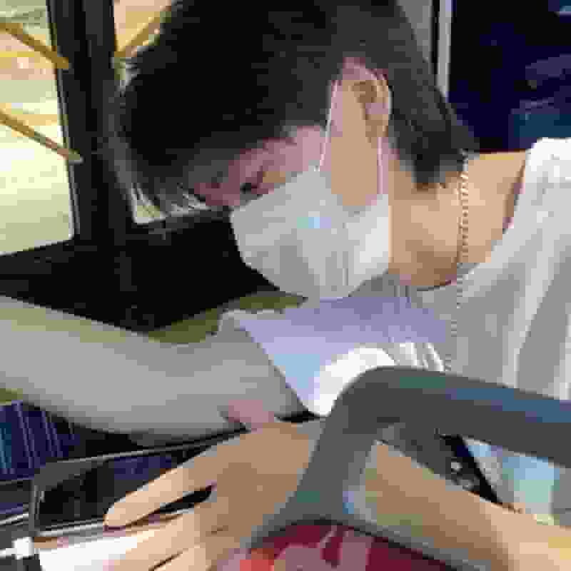 干净的晚霞
